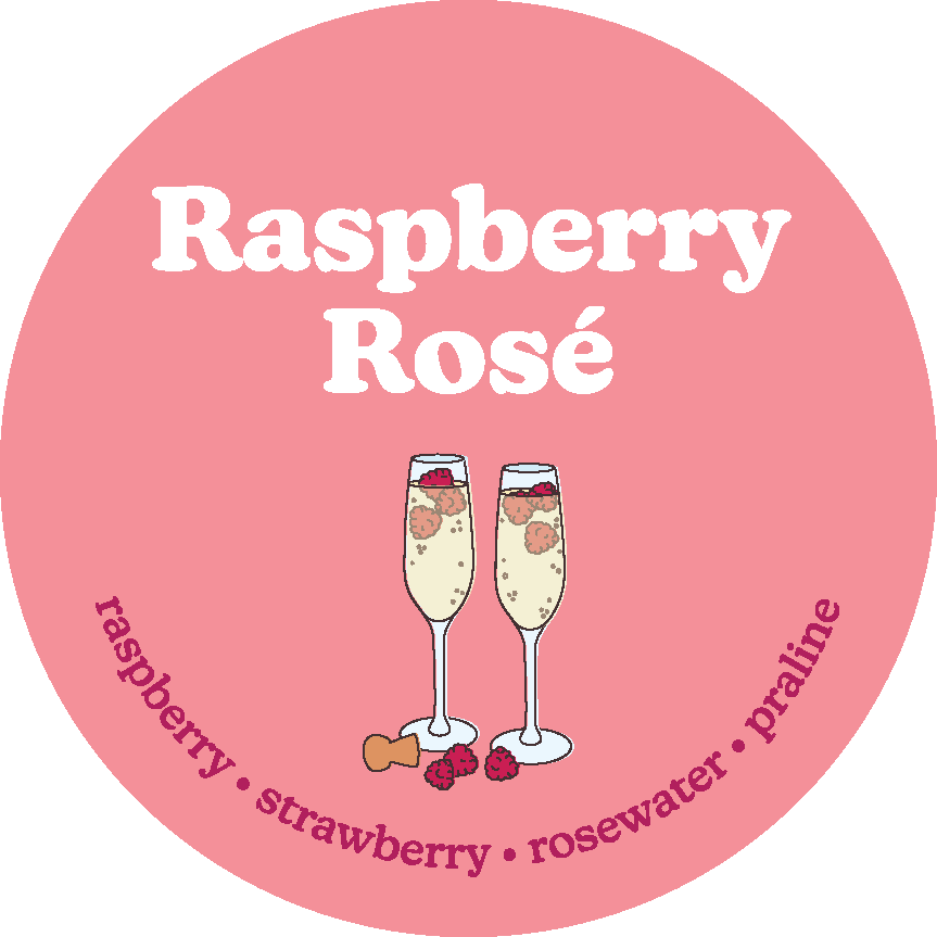 Raspberry Rosé Wax Melts (4 oz) Happy Wax