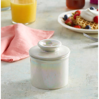 Retro Glossy Opal Butter Bell crock  The Original Butter Bell crock   