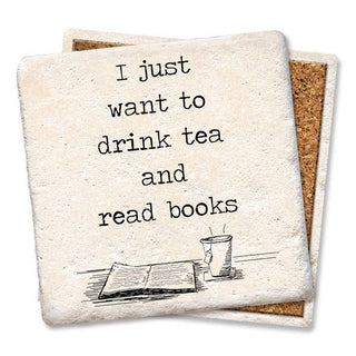 Drink Coasters I Just Want to Drink Tea 1204 Tipsy Coasters & Gifts