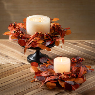 4.5" Berry/Eucalyptus Ring Sullivans Home Decor