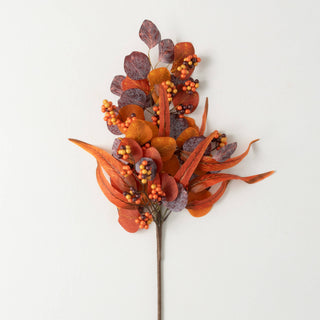 Berry/Eucalyptus Floral Spray Artificial Flora Sullivans Home Decor
