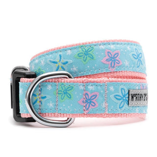 Starfish Floral Collar The Worthy Dog Blue X Small