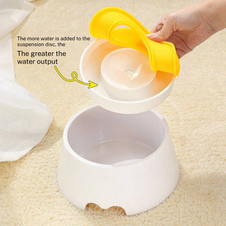 No Spill Dog Water Bowl with Floating Disk_CWMM6244 Toby Supply