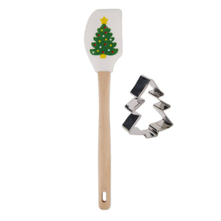 Christmas Spatula And Cookie Cutter Gift Set  Design Imports Tree  