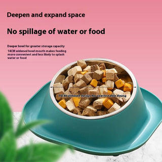 Pet Bowl,Stainless Steel Anti-Ant Leak-Proof_CWMM5085 Toby Supply