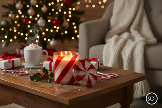 Peppermint Twist Large 16oz Holiday Candle The SOi Company