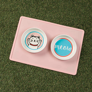 Pet Bowl | Gift Set Lucky Cat Speckle and Spot by Ore’ Originals