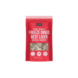 The Only Freeze Dried Beef Liver Dogs Need Dapper Natural Rapport 8 oz bag