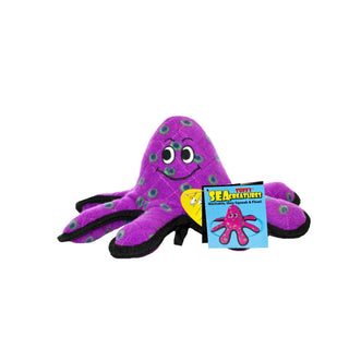 Tuffy Ocean Small Octopus, Durable, Tough, Squeaky Dog Toy Tuffy Dog Toys - VIP Products