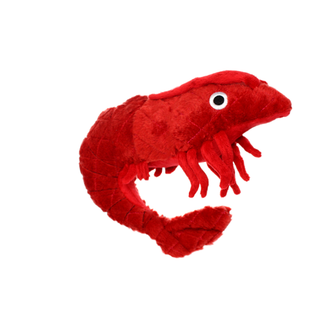 Mighty Ocean Prawn, Plush, Squeaky Dog Toy Tuffy Dog Toys - VIP Products