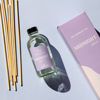 Midnight 4 oz. Hue Reed Diffuser (Black Iris) GP Candle Co.