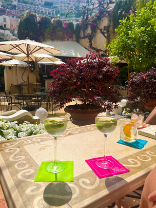 Blush Crush Cocktail Napkin Roll Toasting With Tara