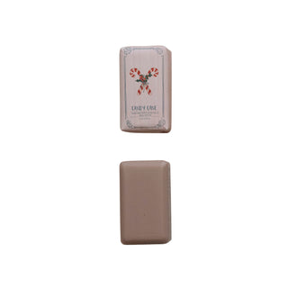Scented Olive Oil & Shea Butter Milled Bar Soap with Festive Holiday Fragrances Miscellaneous Decor Creative Co-Op Candy Cane
