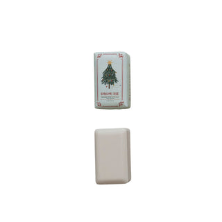 Scented Olive Oil & Shea Butter Milled Bar Soap with Festive Holiday Fragrances Miscellaneous Decor Creative Co-Op Christmas Tree