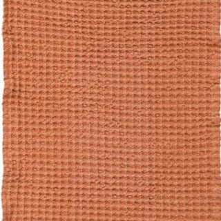 Oversized Stonewashed Cotton Waffle Weave Tea Towel Kitchen Textiles Creative Co-Op Pumpkin