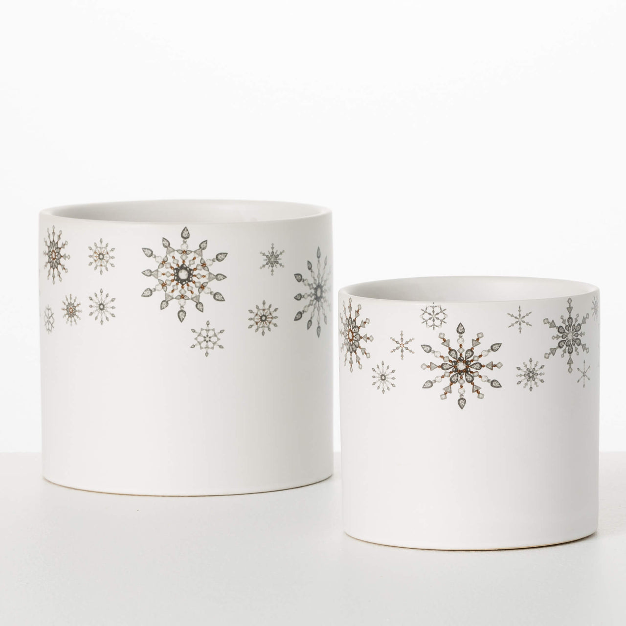 Snowflake Print Container  Sullivans   
