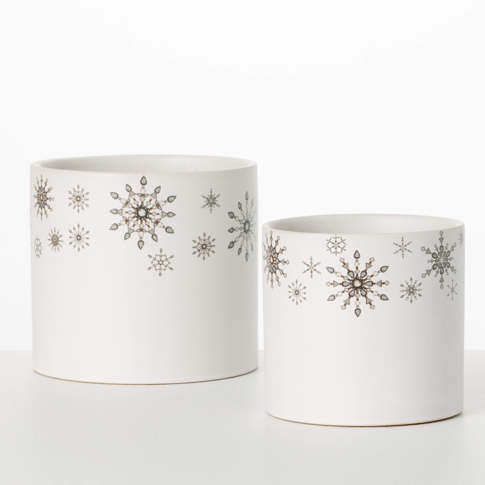 Snowflake Print Container  Sullivans   