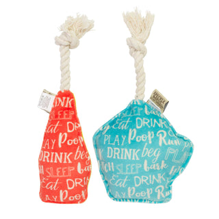 Mini Dog Toy Set | Gnome & Mushrooms Speckle and Spot by Ore’ Originals