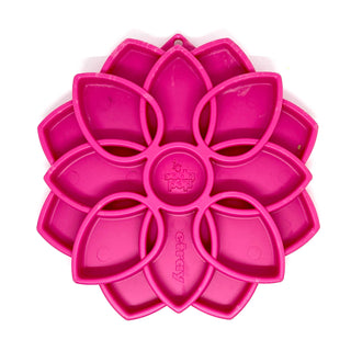 Mandala Design eTray Enrichment Tray for Dogs, pink plastic