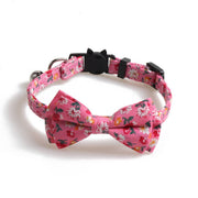 Mokka - Floral Bowtie Cat Collar Cheerhunting