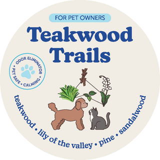 Teakwood Trails Pet Wax Melts for Pet Owners 4 oz Eco-Tin Happy Wax