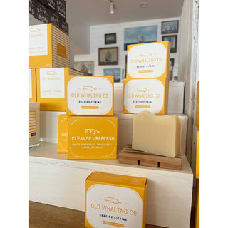 Seaside Citrine Bar Soap  Old Whaling Company   