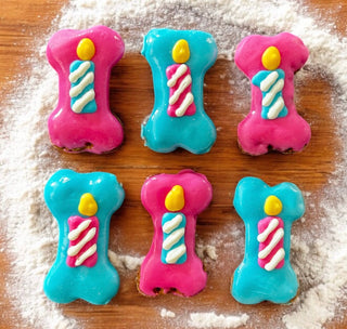 Mini Bone Candle dog treats Dapper YumYum4DOGS