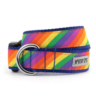 Rainbow Collar The Worthy Dog Multicolored X Small