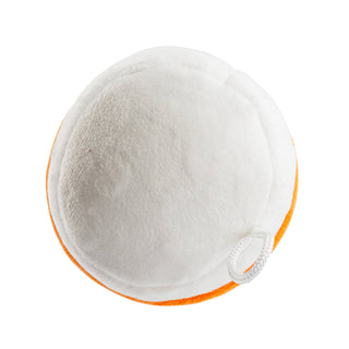 Pupkin' Donuts Hot Coffee plush donut toy with white interior and orange edge