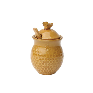Honey Jar with Honey Dipper Food Storage Creative Co-Op