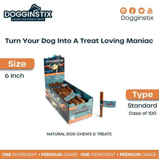 6" Standard Bully Sticks Dogginstix