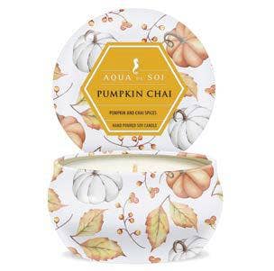 Pumpkin Chai 4oz Aqua De SOi Candle Tin The SOi Company