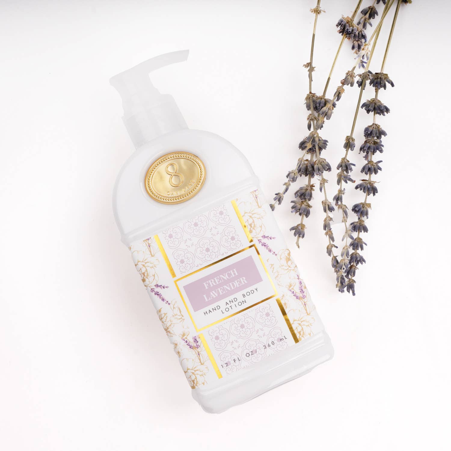 French Lavender 300ml Hand & Body Lotion 8 Oak Lane