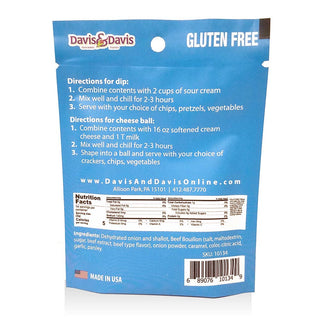 French Onion Dip Mix Davis & Davis Gourmet Foods