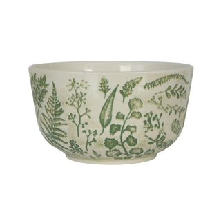 Hand-Stamped Bowl with Embossed Pattern Bowl Creative Co-Op