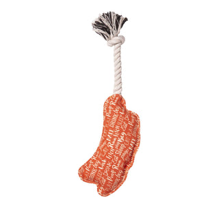 Rope Dog Toy | Hot Dog Dapper Speckle and Spot by Ore’ Originals