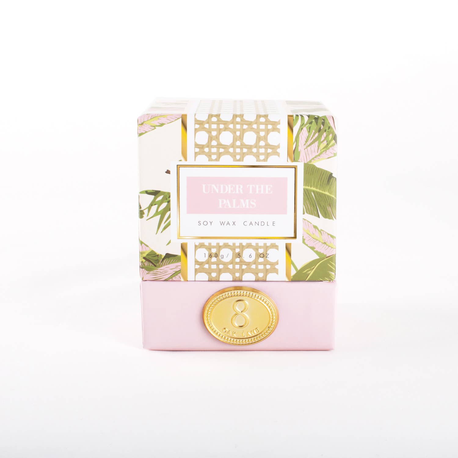 Under the Palms 5.6oz Soy Wax Candle 8 Oak Lane