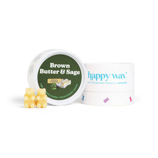 Brown Butter & Sage Wax Melts- Eco Tin (4 oz) Happy Wax