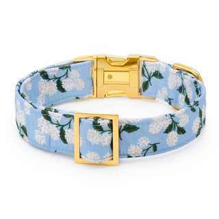 Rifle Paper Co. x TFD Hydrangea Spring Dog Collar The Foggy Dog