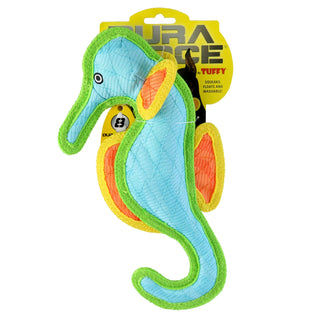 DuraForce Seahorse - Blue, Durable, Squeaky Dog Toy Tuffy Dog Toys - VIP Products