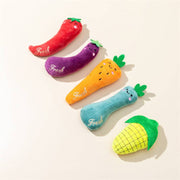 Moo - 5 pcs Vegetable Cat Toy Set Cheerhunting