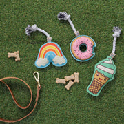 Rope Dog Toy | Rainbow Speckle and Spot by Ore’ Originals