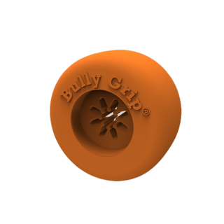 Classic Medium orange circular grip with vented center and raised edge lettering