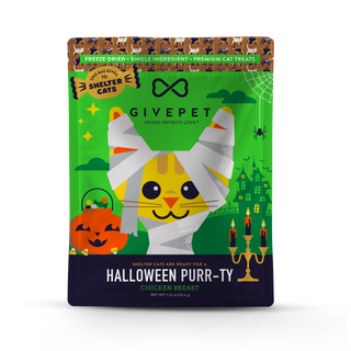 GivePet Halloween Purr-ty Freeze-Dried Cat Treats Dapper GivePet