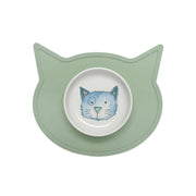 Silicone Placemat | Cat Head Jade Speckle and Spot by Ore’ Originals