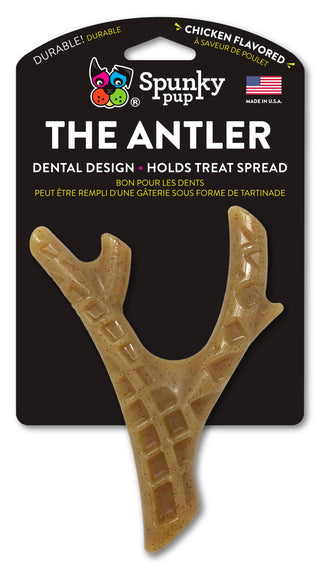Hard Chew Nylon Antlers - Made in the USA Spunky Pup