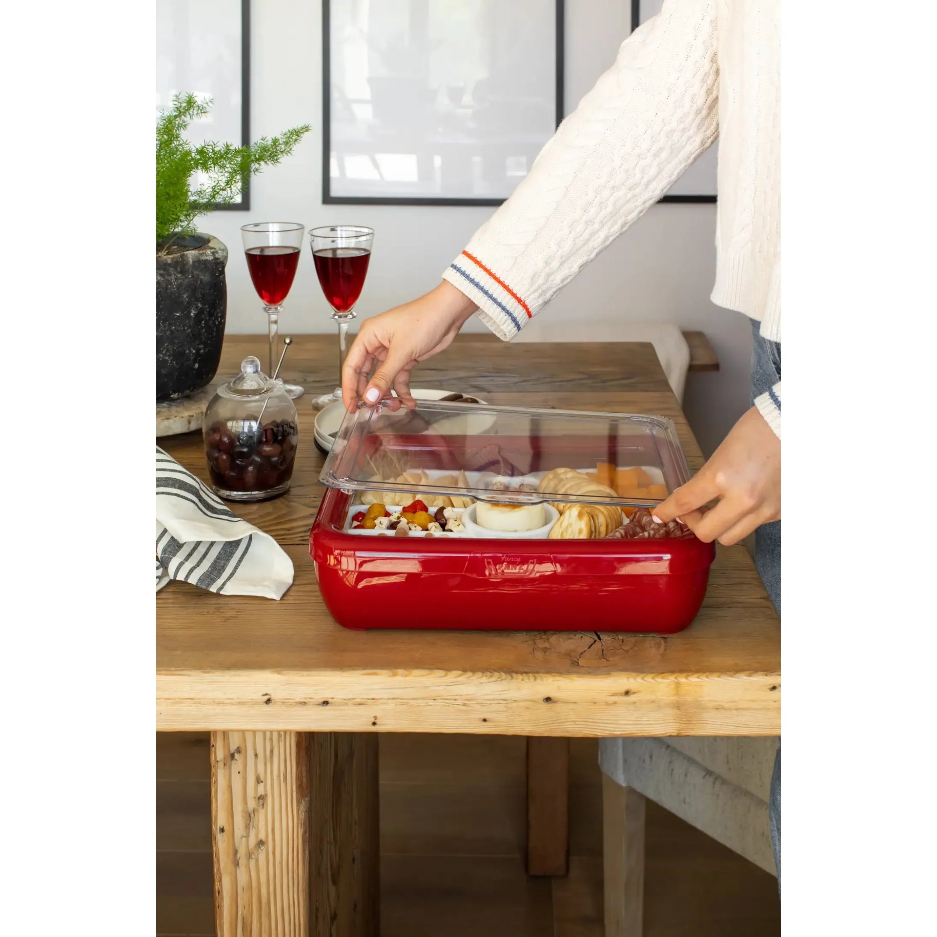 Charcuterie/Veggie Trayz Insert for Fancy Panz  Fancy Panz   
