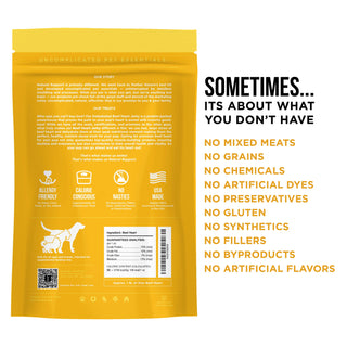 The Only Dehydrated Beef Heart Jerky Dogs Need Natural Rapport