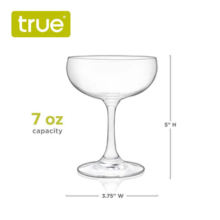 Coupe Stemmed Glass Cocktail Glasses - Set of 4 TRUE