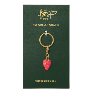 Strawberry Spring Collar Charm The Foggy Dog
